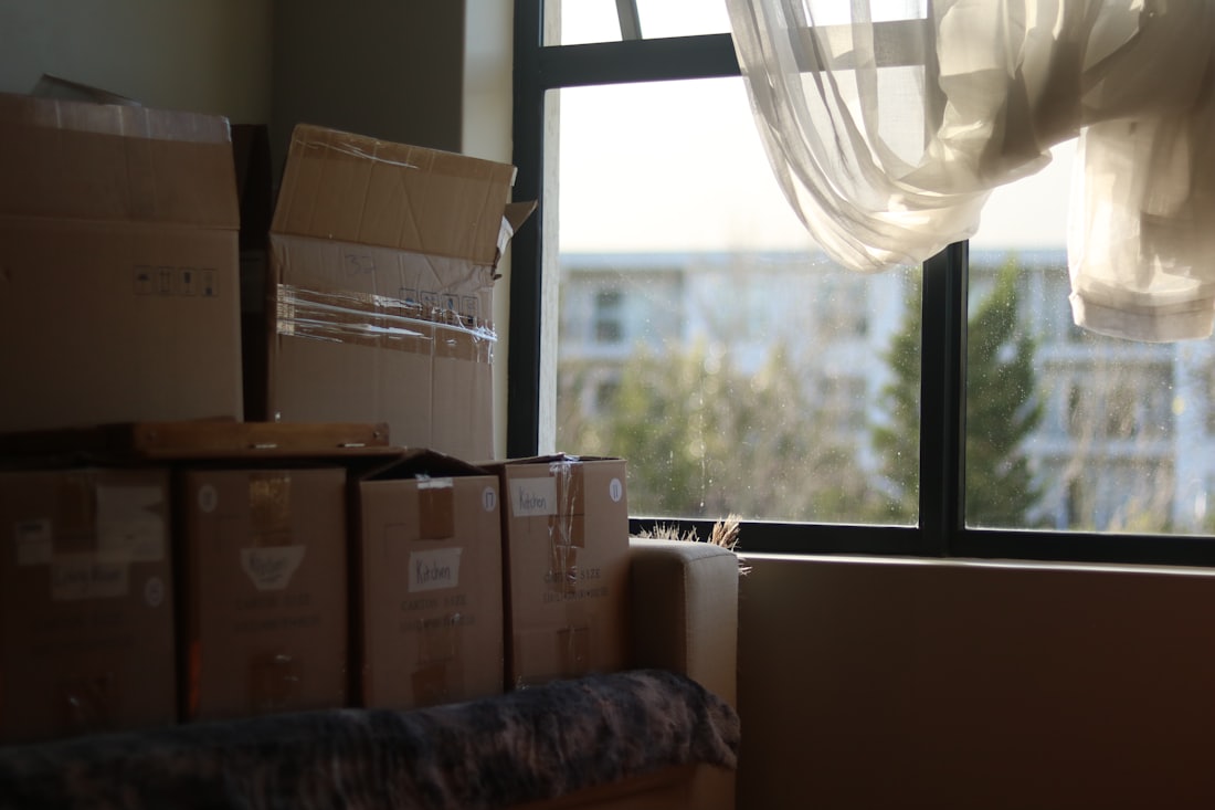Family settling into a new London home